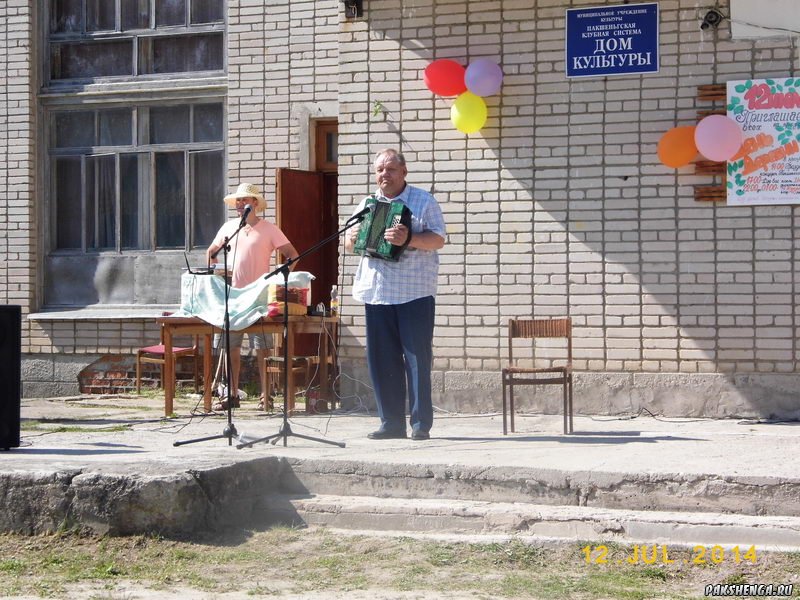 Пакшары и гости Пакшеньги на празднике День деревни 12 июля 2014 года